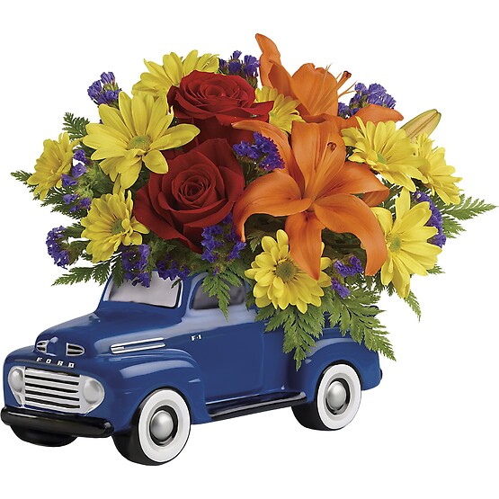 Vintage Ford Pickup Bouquet