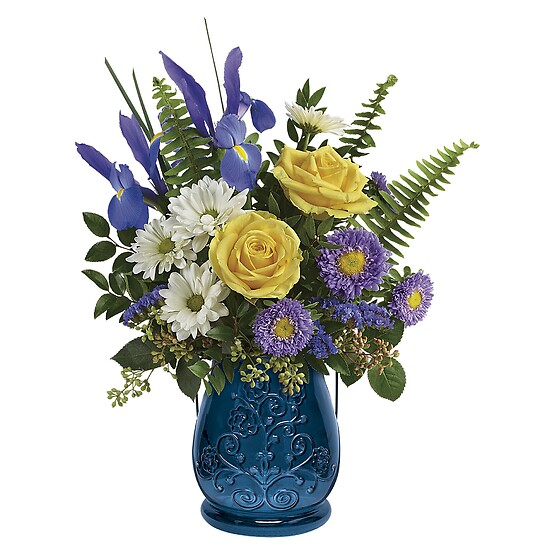  Sapphire Garden Bouquet