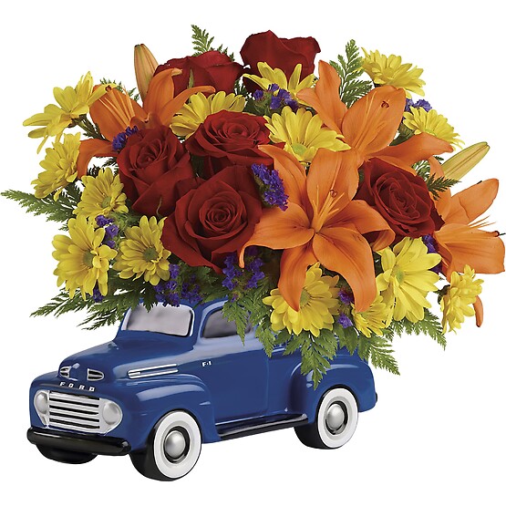 Vintage Ford Pickup Bouquet