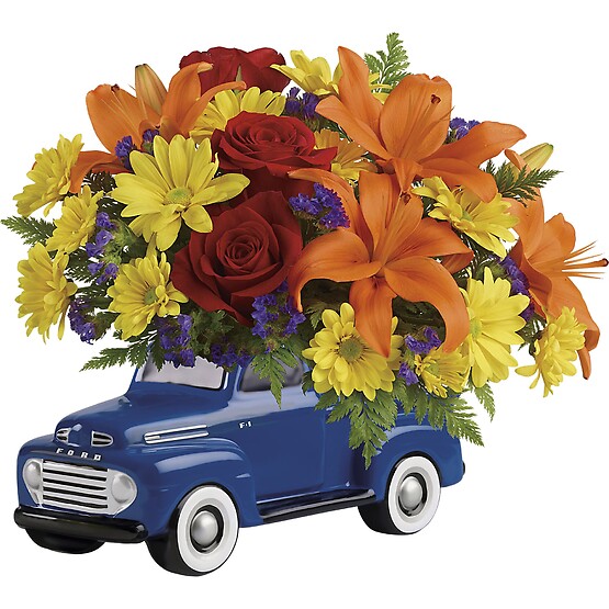 Vintage Ford Pickup Bouquet