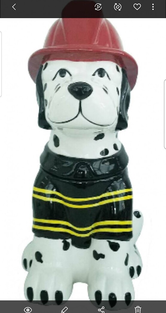 Dalmatian Cookie Jar