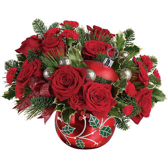 Deck The Holly Ornament Bouquet