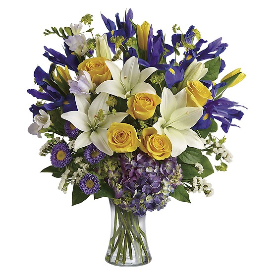 Floral Spring Iris Bouquet